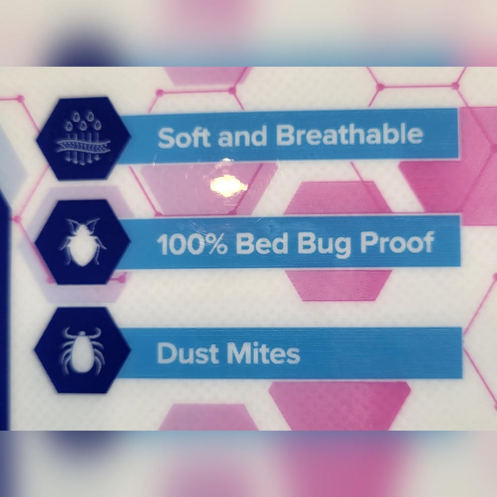 COMFORT LAB Antimicrobial Queen Size Mattress Protector (NWT) (NIP) - Picture 6 of 8